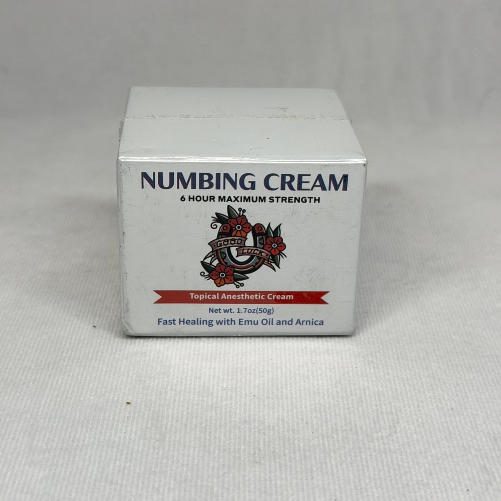 Topical Numbing Cream 1.7oz Tattoo Laser Piercing Exp 9/28